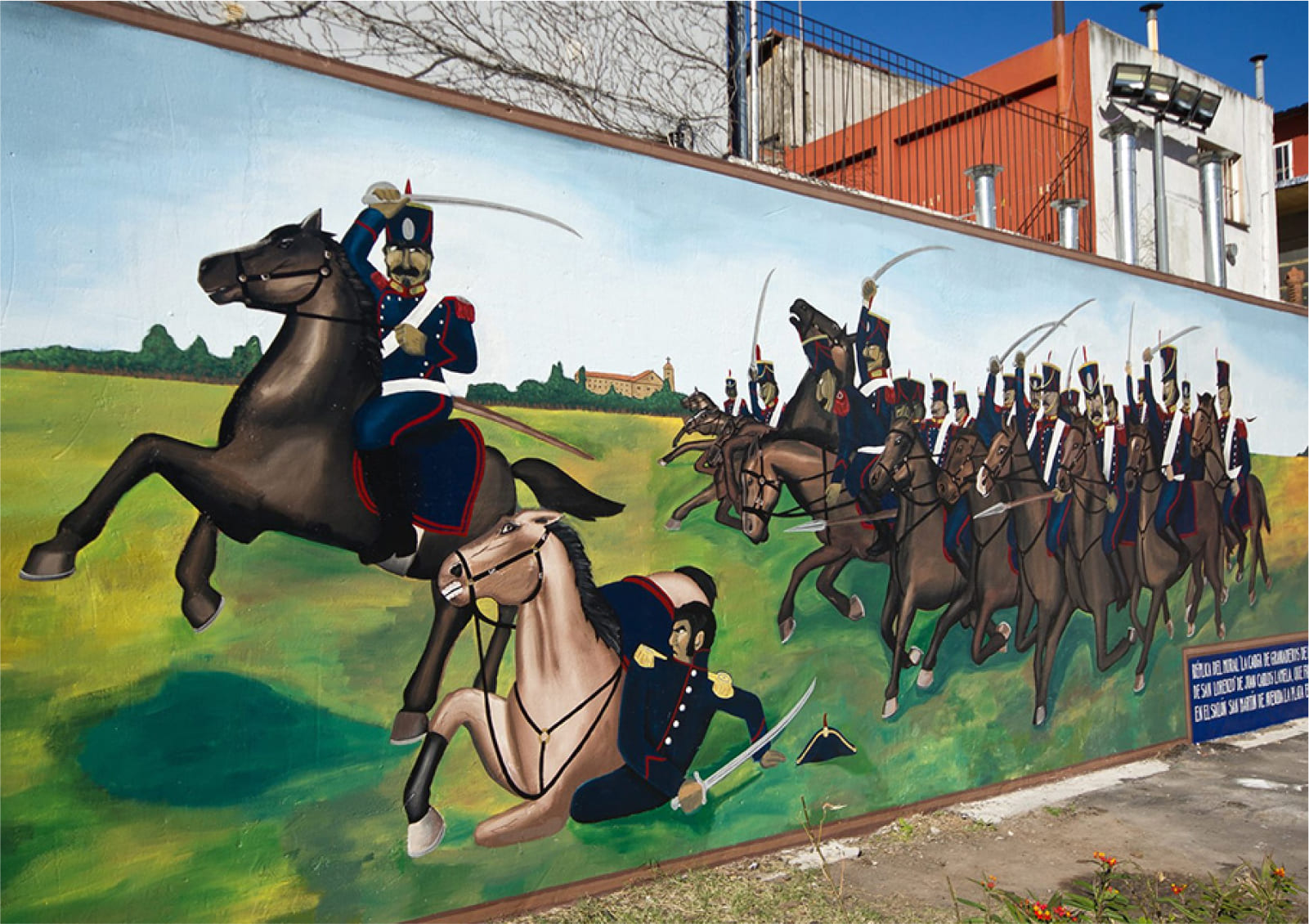 La Batalla de San Lorenzo - Mural Nº100 Buenos Aires